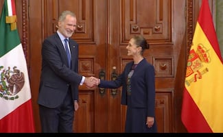 Sheinbaum recibe al rey Felipe VI de España en Palacio Nacional; es la primera visita oficial en 7 años