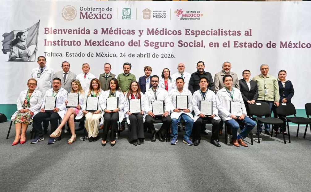 Delfina Gómez fortalece atención médica en Edomex (07/05/2026). Foto: Especial