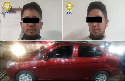 Así terminaron dos presuntos ladrones tras quitarle su auto a un chofer de aplicación en la GAM
