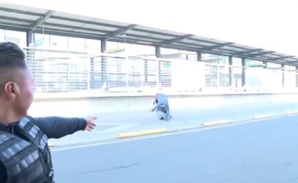 Captan agresión a reporteros en cobertura de accidente vehicular en Neza