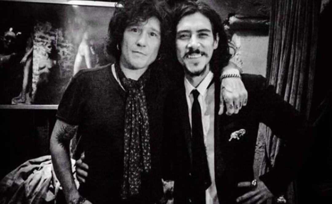 Bunbury se dejó ver en Twitter junto a "Luis Rey"  FOTO: TWITTER