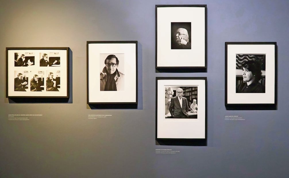 Se exhiben imágenes de Juan Rulfo, Salvador Elizondo, Manuel Álvarez Bravo y Juan García Ponce, entre otros. Foto: Karla Guerrero| El Universal