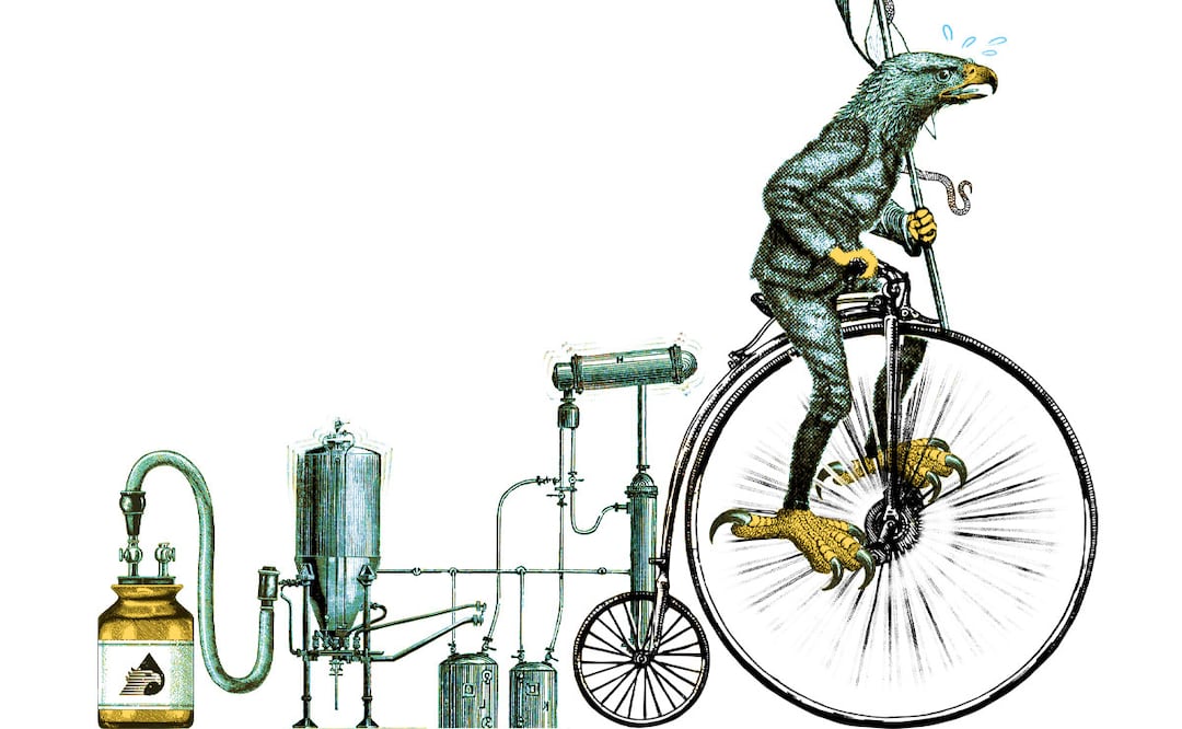 A Pemex le sale más barato importar que producir. Ilustración de Ani Cortés