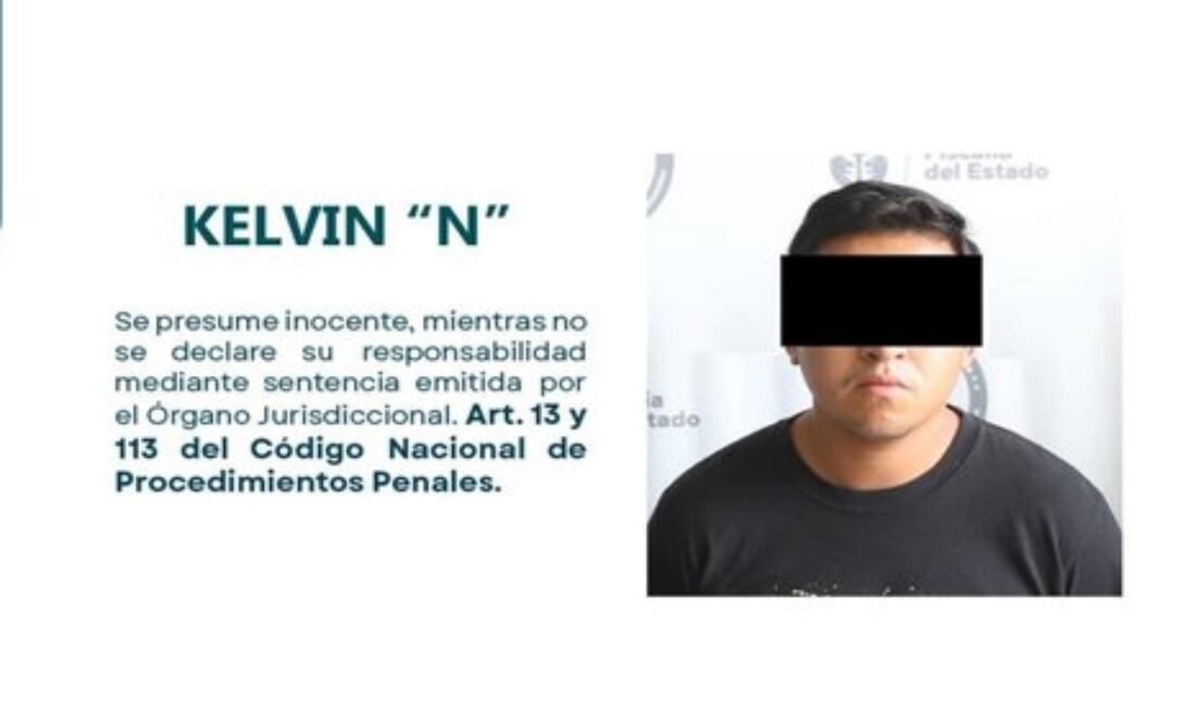 Vinculan a proceso a Kelvin N por feminicidio en Guadalajara; estará un año en prisión preventiva. Foto: Especial