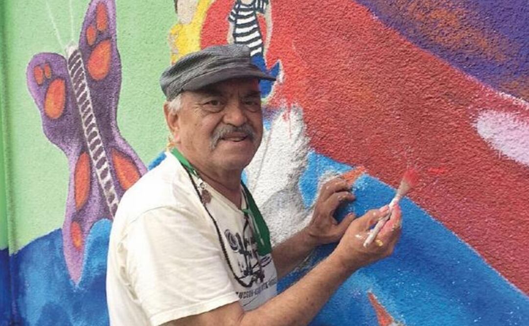 The very same mural painted by Sergio Checo Valdez, once destroyed by the military, was replicated in San Gregorio, Xochimilco, in 2017-Photo: Fabiola Araiza