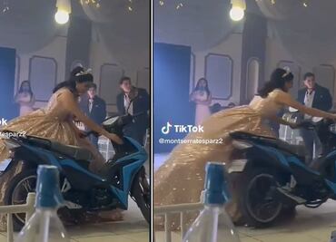 TikTok: Quinceañera “estrena” de manera inusual la motocicleta que le regalaron