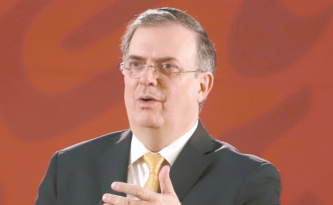El canciller Marcelo Ebrard, informó que ya dialoga con autoridades de Estados Unidos. Foto: ARCHIVO EL UNIVERSAL