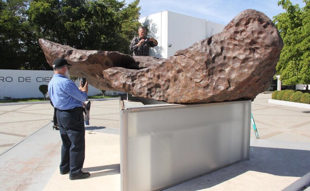 El meteorito de 19 toneladas de peso, el sexto más grande del mundo. (FOTO: Cortesía)