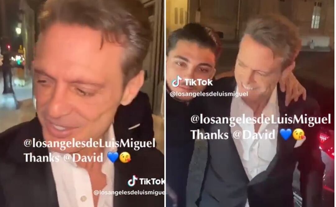 Luis Miguel en París. Foto: Capturas de TikTok @losangelesdeluismiguel