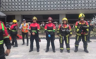 Cámara de Diputados realiza simulacro de sismo magnitud de 7.4 grados; evacúa a más de 5 mil personas