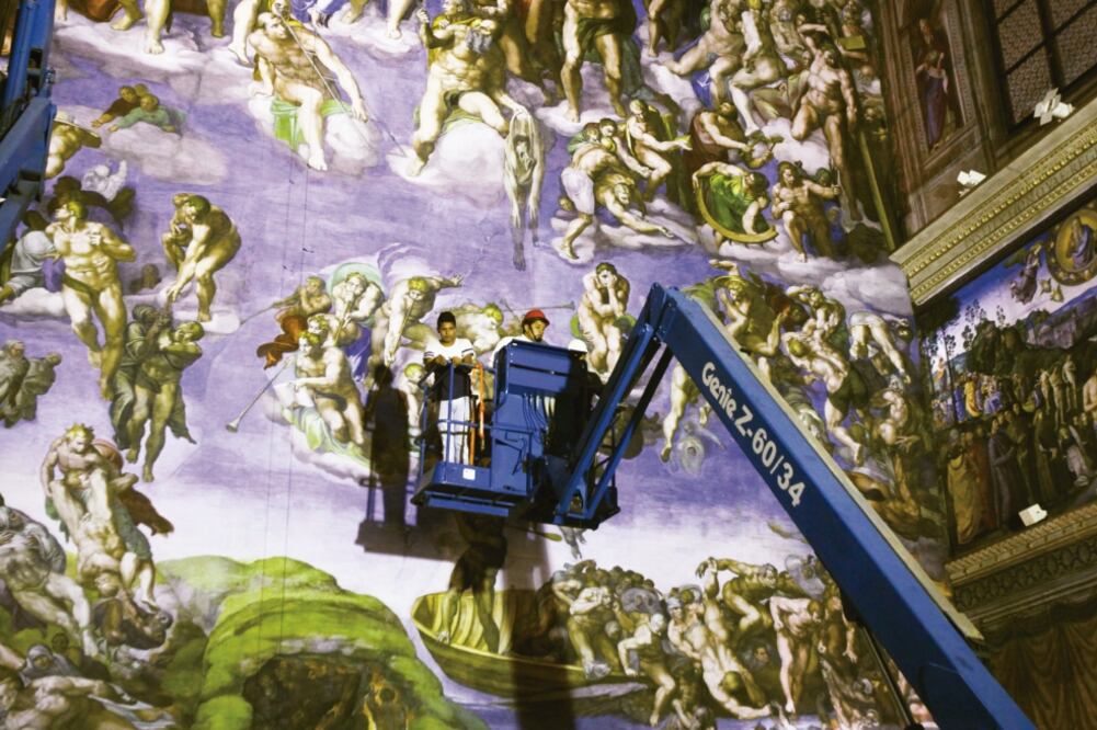 Réplica de la Capilla Sixtina en México. (ARCHIVO EL UNIVERSAL)