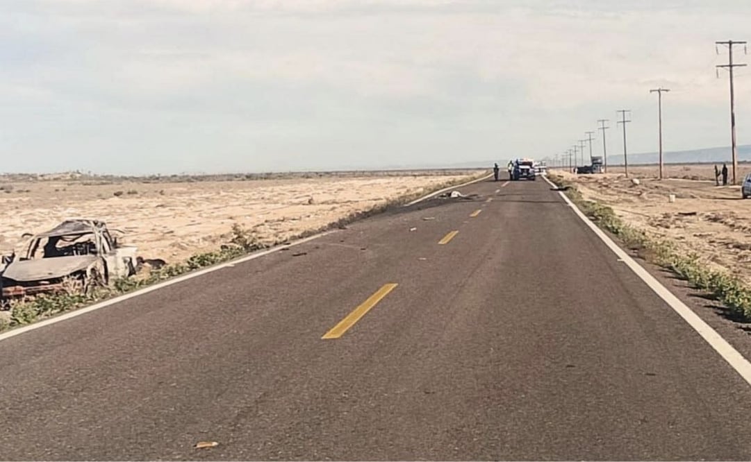 Localizan sin vida a joven reportado como desaparecido en Baja California Sur; fue hallado en vehículo calcinado.
Foto: Especial.