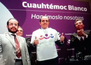 Rechaza Cuauhtémoc Blanco aspirar a gubernatura de Morelos