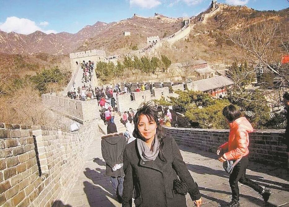 Flor Vázquez Jiménez, de 34 años y Química Bacterióloga Parasitóloga, vive desde hace casi un año en Hebei, China. Foto: CORTESÍA