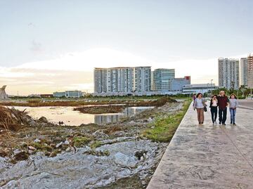 Piden desaparecer Fonatur por daños en Malecón Tajamar