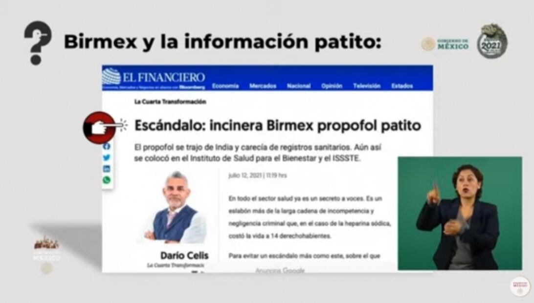 La mañanera de AMLO, 14 de julio, minuto a minuto