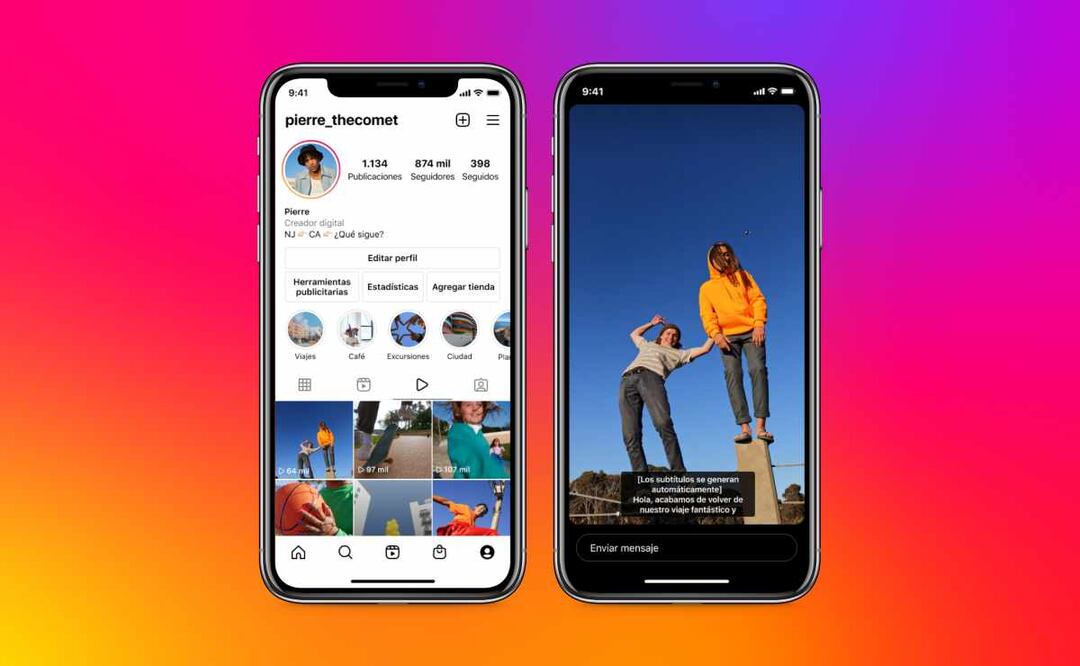 A diferencia de la etiqueta de subtítulos lanzada en Stories el año pasado, estos subtítulos son subtítulos cerrados generados automáticamente por IA.