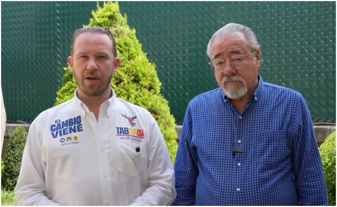 A través de un video en redes sociales,  Santiago Taboada, candidato a la Jefatura de Gobierno por la coalición del PAN, PRI y PRD dio la bienvenida a Ernesto Encinas, quien describió como un luchador social de toda la vida y asegura que con su presencia el cambio viene. Foto: Captura de video