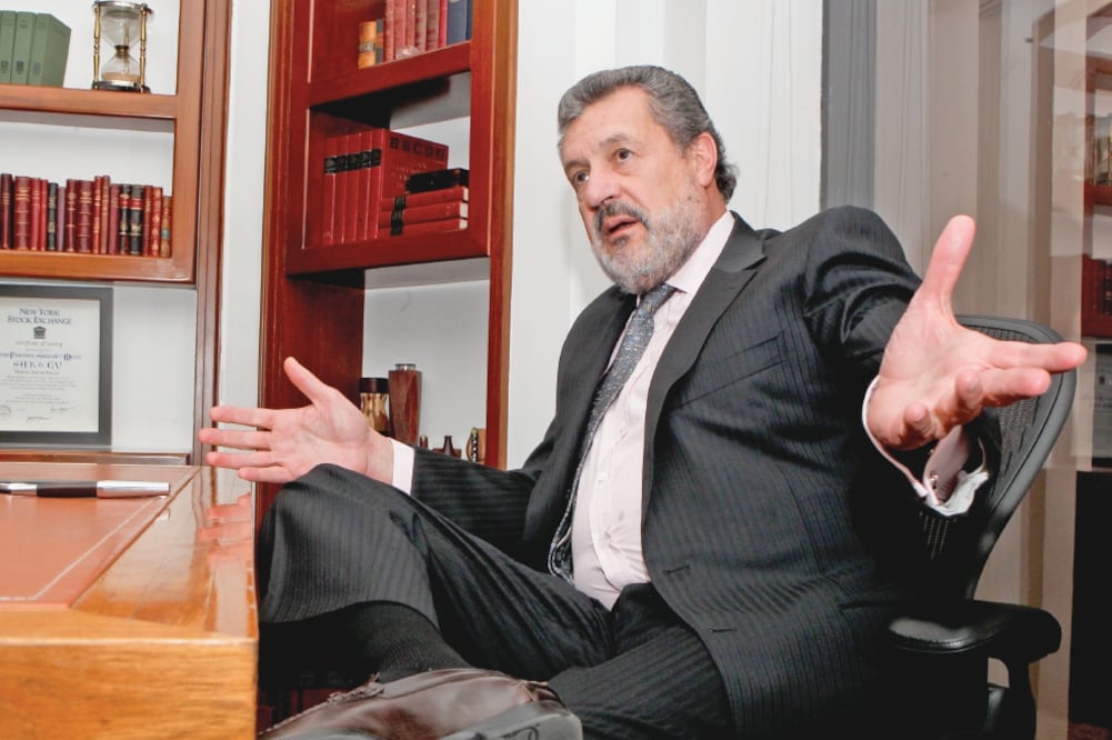 Marcos Martínez, presidente ejecutivo de Grupo Santander, aseguró que ante el alza de tasas de la Fed, la institución espera beneficios por 800 mdp (ARCHIVO EL UNIVERSAL)