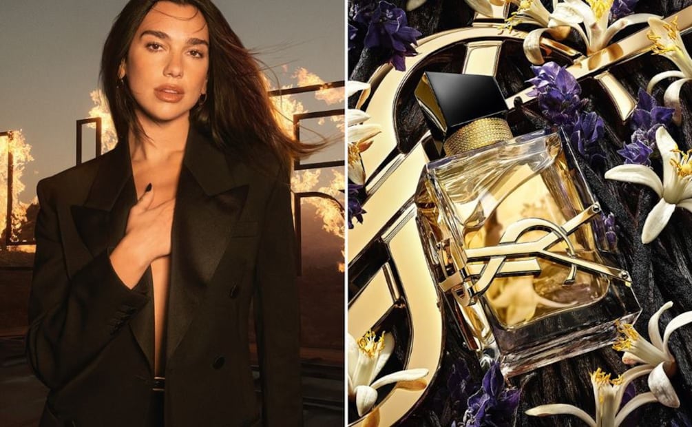 Dua Lipa en campaña del perfume Libre. Foto: Instagram @yslbeauty