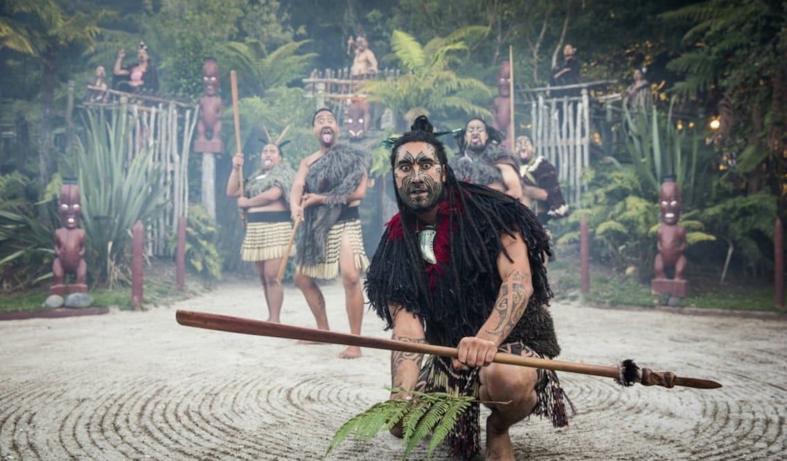 El haka es la danza de guerra típica. (Foto: Graeme Murray)