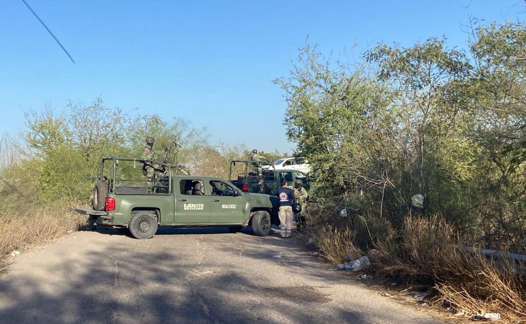 Persecución armada en Costa Rica, Sinaloa donde 7 personas perdieron la vida y otras más resultaron heridas de bala (30/01/2025). Foto: Cortesía 