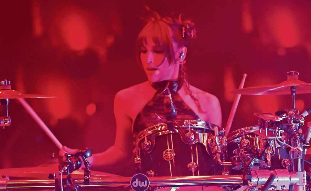 Paulina fue elegida Rock Drummer Of
The Year 2023. Foto: Clasos