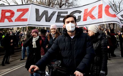 Al menos 5 mil personas protestan contra medidas antiCovid en Austria