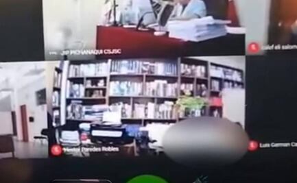 Sorprenden a abogado de Perú teniendo relaciones sexuales durante audiencia virtual
