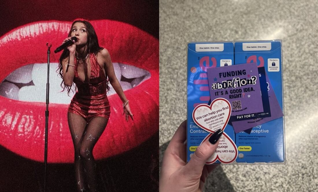 El staff de Olivia Rodrigo repartió pastillas anticonceptivas en su más reciente concierto.
Fotos: Instagram y X