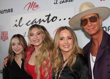 Andrea Legarreta y Erik Rubín, juntos de nuevo por su hija Mía