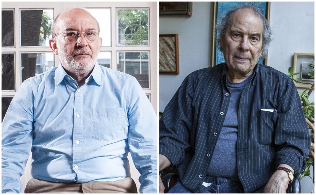 Los escritores Guillermo Sheridan y Héctor Manjarrez, unos de los más de 650 firmantes del desplegado. Foto: Archivo El Universal