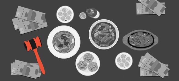 En 2020, jueces y magistrados dispusieron de hasta 315 millones de pesos para comidas en restaurantes