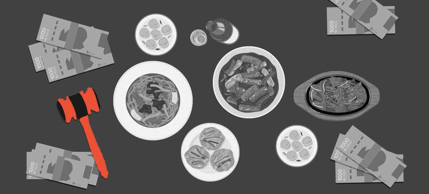 En 2020, jueces y magistrados dispusieron de hasta 315 millones de pesos para comidas en restaurantes