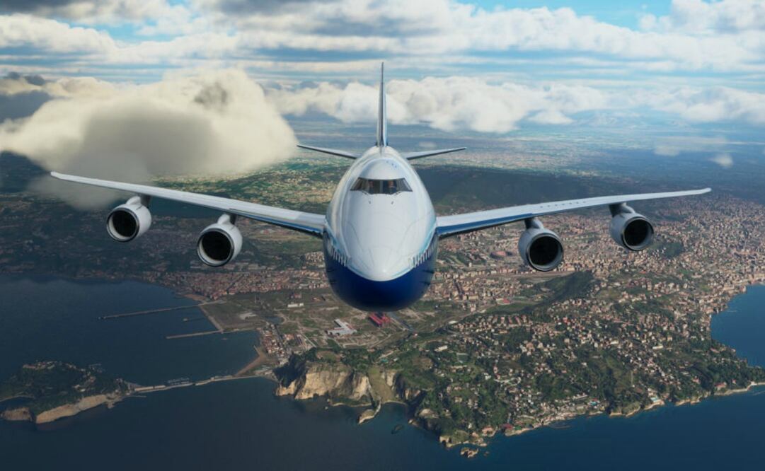 Microsoft Flight Simulator presenta el clima en tiempo real. 