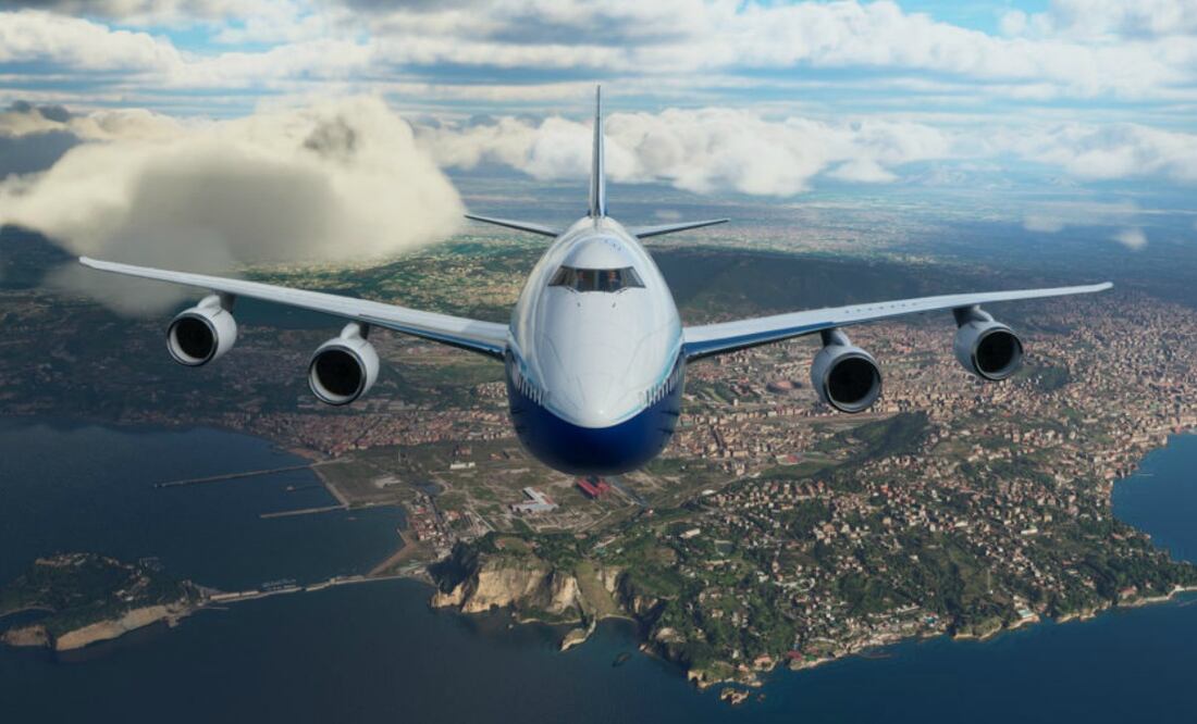 Microsoft Flight Simulator presenta el clima en tiempo real.