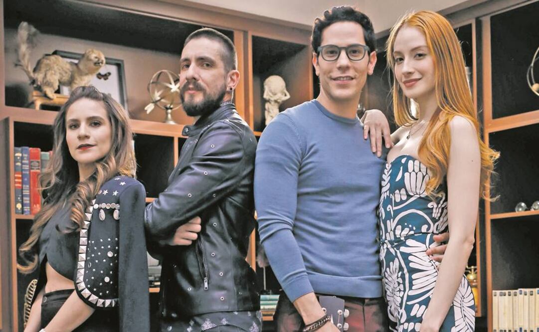 Gina Castellanos, Óscar Schwebel, Christian Chávez y Ceci de la Cueva participan en la producción de Pedro Damián (AGUSTÍN SALINAS. EL UNIVERSAL)