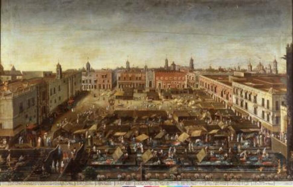 Cuando había canoas en el Centro Histórico