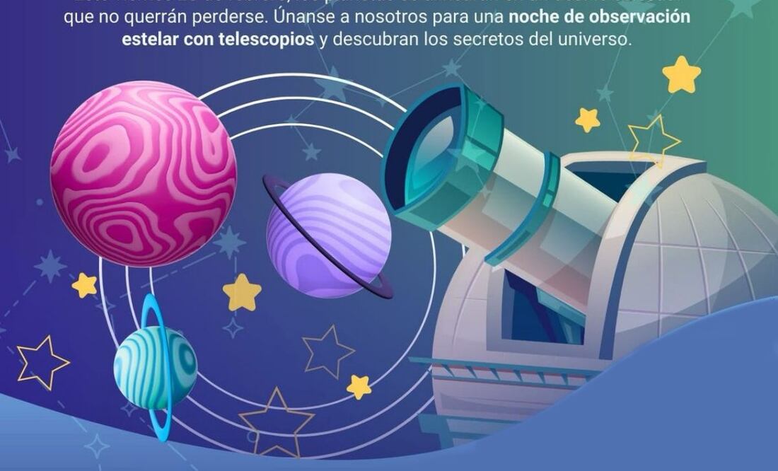 Este 28 de febrero, PILARES tendrá un evento dedicado a observar el espectáculo astronómico. (27/02/2025). Foto: Especial