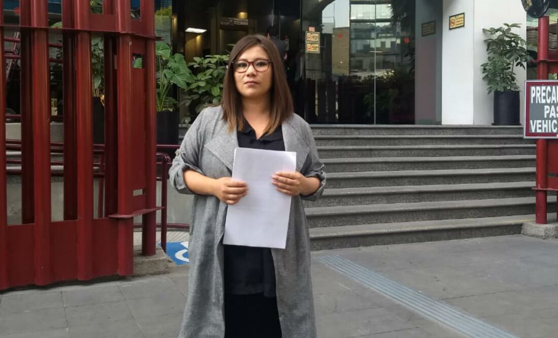 Estudiante Leasly Campa, quien interpuso el amparo. Foto: Especial