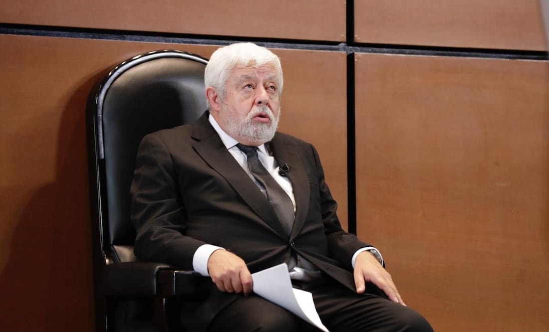 Jaime Maussan encabezó la primera audiencia pública FANI en la Cámara de Diputados. Foto: Diego Simón Sánchez / EL UNIVERSAL