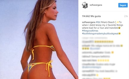 Sofía Vergara luce su trasero en fotografía