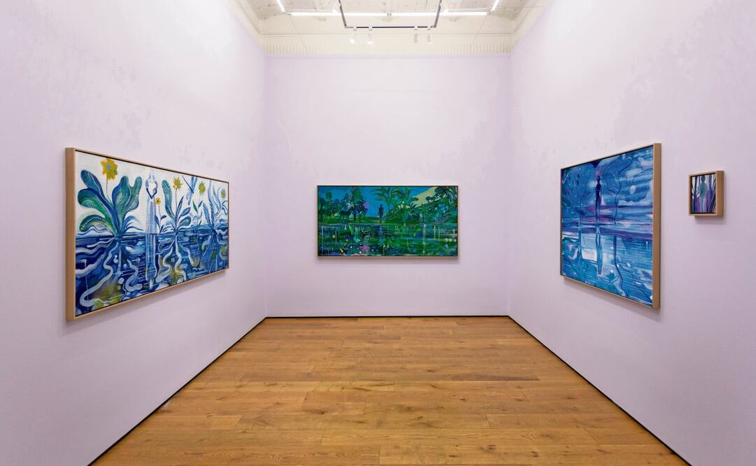 Los sueños de la luz / Les rêves de la lumière, la exposición en la galería Mariane Ibrahim (Río Pánuco 36, Col. Renacimiento). (19/12/24). Foto: Galería MarianeIbrahim