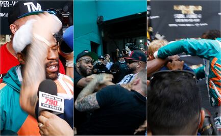 Floyd Mayweather protagoniza caótica pelea con el youtuber Logan Paul