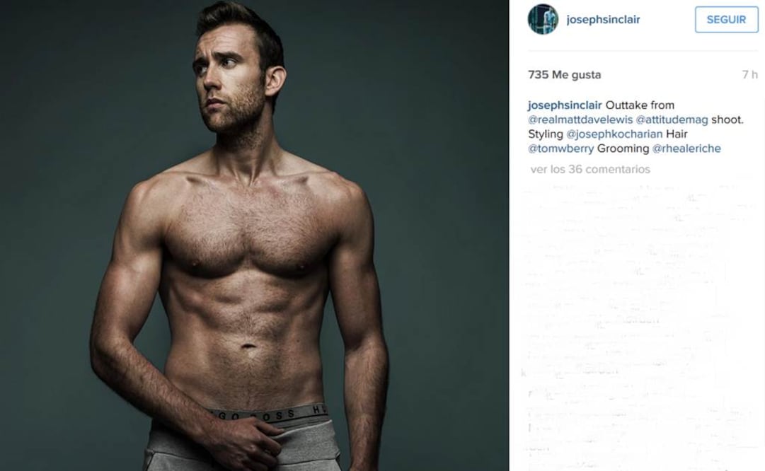 El joven de 26 años sorprendió a los seguidores de la saga de Potter  Foto:instagram