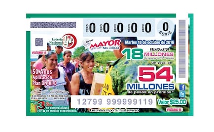 Lotería Nacional conmemora al Ejército mexicano en billete