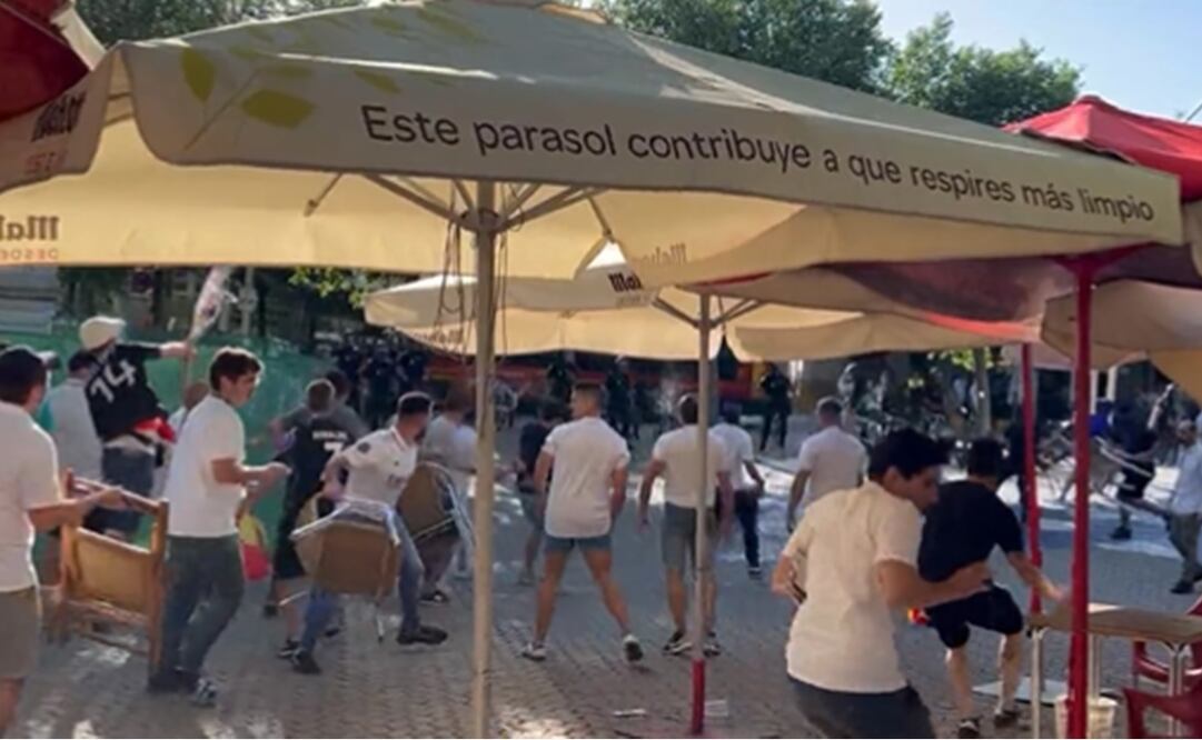 Las calles de Sevilla recibieron la violencia de los merengues / Foto: Especiales