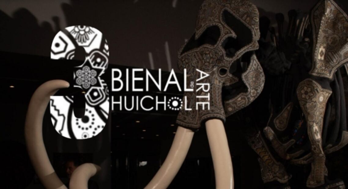 La obra de Cilau Valadez, en la 3° bienal de arte huichol