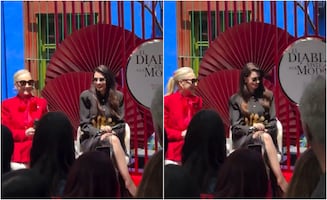 Meryl Streep y Anne Hathaway visitan la Casa Azul y firman autógrafos a fans de "El diablo viste a la moda"