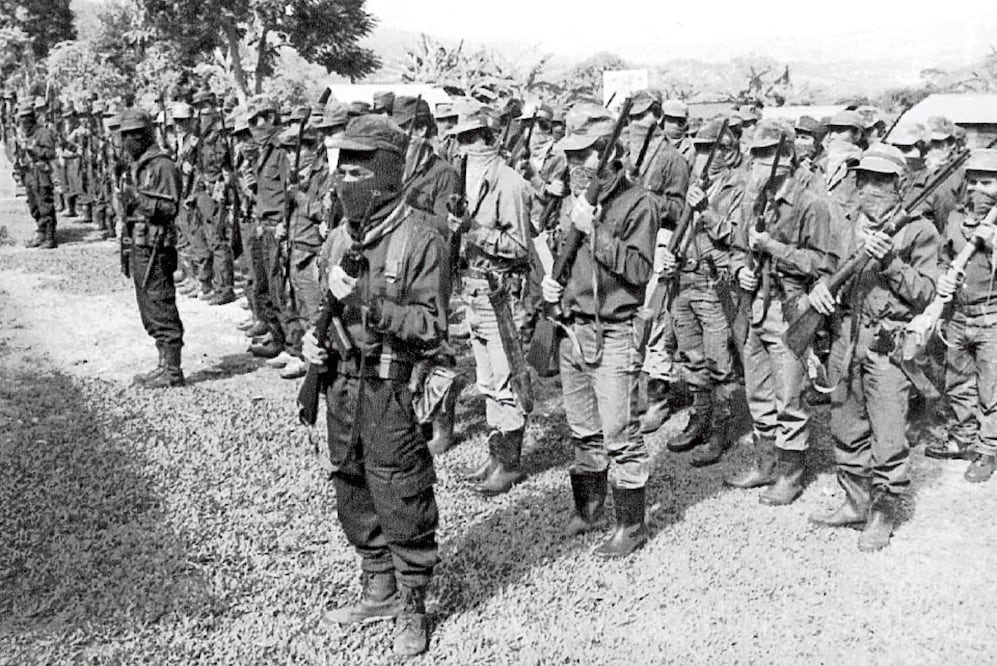 Miembro del EZLN, en enero de 1994. Foto: Especial